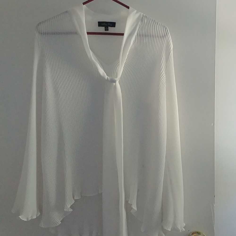 Melissa Paige pleated blouse